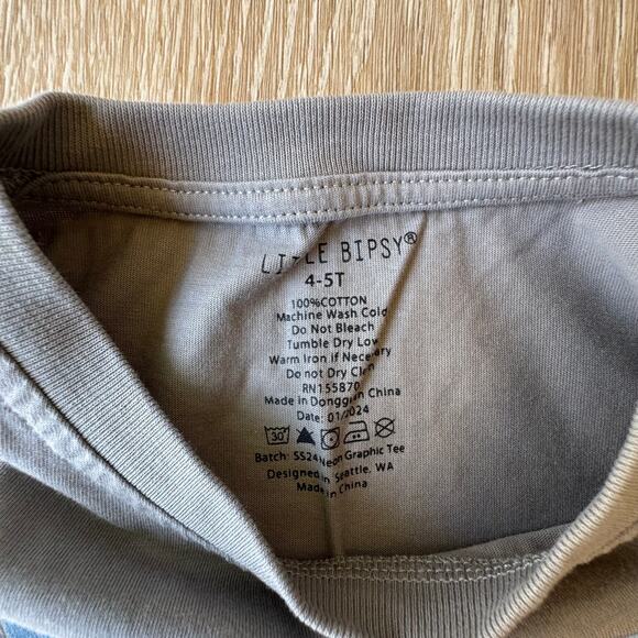 Little Bipsy Toddler Boy T-Shirt - Size 4-5T - Picture 2 of 3